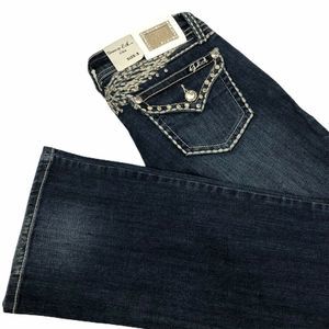 la blues stretch jeans